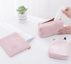 Fashion Customized Ladies Beauty Makeup Zipper Pouch Toiletry Organizer Cosmetic Bag Make Up Travelling for Woman Girls
