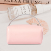 Custom Color Small Cosmetic Hand Bag For Kids Girls Lady Waterproof PU Leather Travel Makeup Toiletry Bag