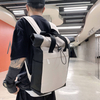 College Student Travelling Mochilas Recycled Fabric Waterproof Backpack Roll Top Rucksack Women & Men School Bag