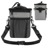 Custom Small Dog Treat Shoulder Bag Pet Training Waist Pouch Lightweight Drawstring Closure Dog Snack Sling Bag