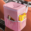 Foldable Car Trash Bag Organizer Waste Basket Bin Custom Logo Waterproof Car Accessories Waste Bin Bag with Zipper Lid