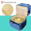 Thermal Breast Pump Bag with 2 Compartments for Breast Pump And Cooler Bag, Leak Proof Pumping Bag for Working Mothers