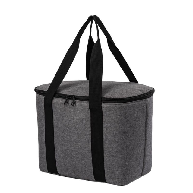 Insulated Picnic Basket Thermal Cooler Bag Leakproof Cooler Handle Bag for Office Work School Picnic Beach