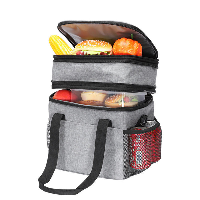 Amazon's Hot Sales Large-capacity Double Waterproof Working Refrigerated Insulated Lunch Cooler Bag