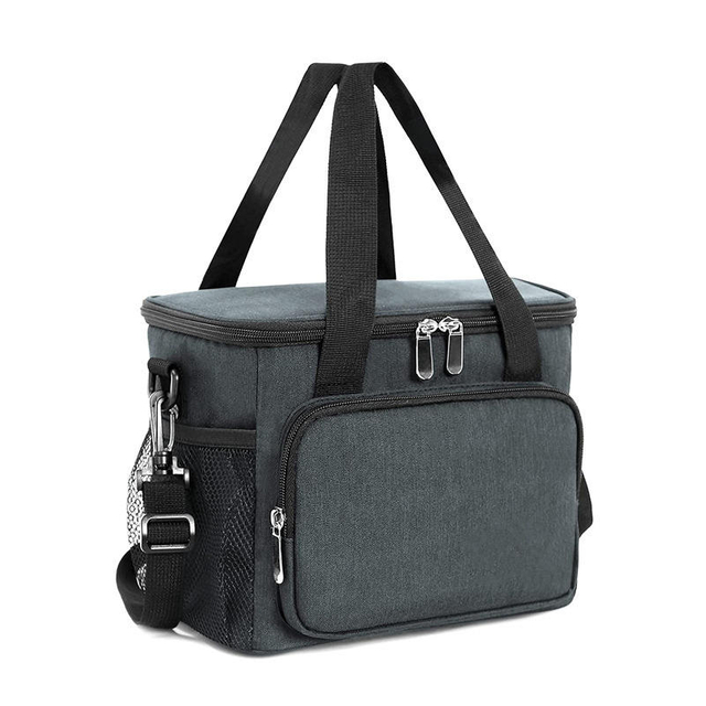Elegant Adult Lunch Cooler Tote Thermal Lunch Bag Office Sublimation Lunch Bag with Adjustable Shoulder Strap