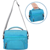BSCI Factory Multi-layer Large Thermal Insulated Lunch Bag Portable Shoulder Refrigerated Cooler Bag