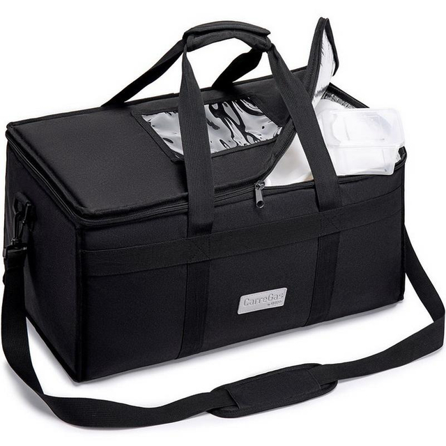 Custom Large Waterproof Hot Food Delivery Bag Thermal Insulated Takeaway Catering Picnic Camping Aluminium Foil Cooler Bag