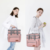 BSCI Factory Double Oxford Cloth Fashion Portable Shoulder Outdoor Picnic Refrigerated Insulated PEVA Lunch Cooler Bag
