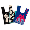 New Pattern Knit Wrist Bag for Lady Japanese Style Cute Customization Wrist Clutch Bag Mini Wrist Bag