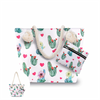 Stylish Canvas Beach Tote Bag With Wide Selection of Colors of Beautiful Fashionable Cactus Canvas Beach Tote Bags for Women