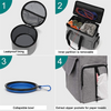 Multifunctional Pet Supply Food Storage Carrier Tote Bag Weekend Organizer Dog Travel Bag