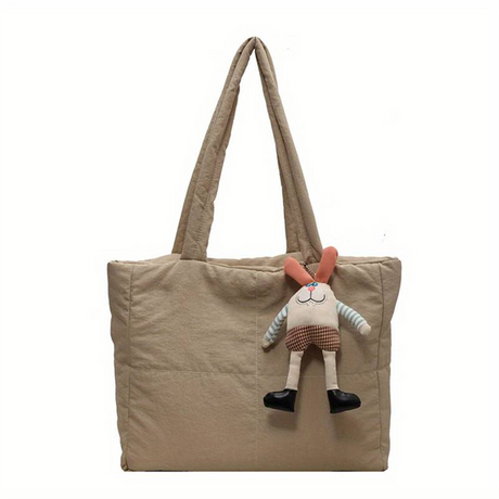 Soft Cute Puffer Tote Bag Women Shoulder Puffy Cosmetic Bags Quilted Diamond Corduroy Mini Green Handbag