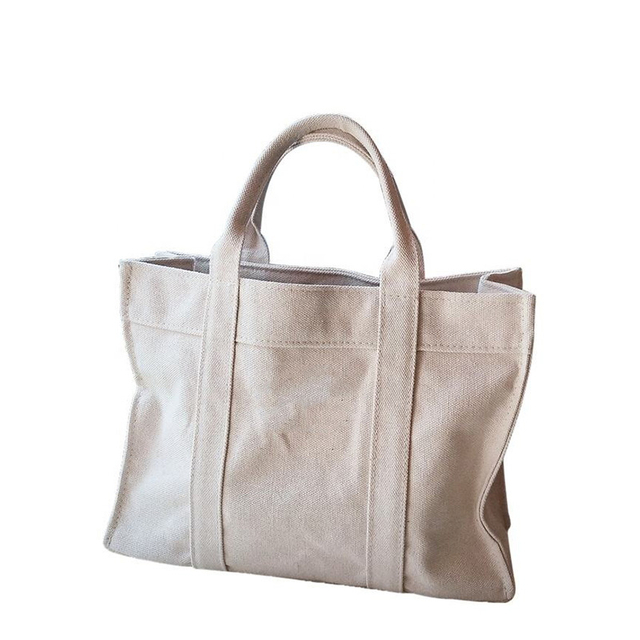 SympathyBag Heavy Cotton Fabric Large Capacity Women's Custom Beach Bag Big Canvas Handbag
