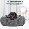 Dog Bed Rectangle Washable Sleeping Puppy Bed Soft Calming Cat Beds for Indoor Cats Anti-Slip Bottom