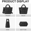 Custom Quilted Puffer Tote Bag Puffy Bag Women Quilted Tote Bag Shoulder Handbags Purse