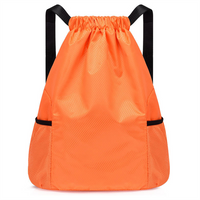 Wholesale Custom Logo Promotional Polyester Drawstring Shop and Backpack Customized Draw String Bags