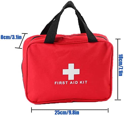 Red First Aid Kit Bag Empty