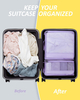 Packing Cubes for Suitcases 7 Set Packing Cubes for Travel Essentials Lightweight Luggage Suitcase Organizer Bags Set with Shoe Bag Keep Shape Travel Cubes for Packing