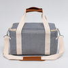 Premium Quality Vintage Stripe Design Food Lunch Insulated Travel Cooler Bag