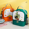 Two Layer Customized Design Large Portable Cooler Bag with Logo Insulation Thermal Cooler Lunch Bag