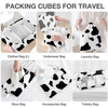 Personalized Packing Cubes Make Up Organizer Luggage Printed Design 8 Pcs Travel Bag Set with Laundry Shoe Bag