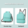 Custom logo Double Deck Insulation Breast Milk Cooler Bag with Ice Pack Lightweight Insulation Back Pack Bag