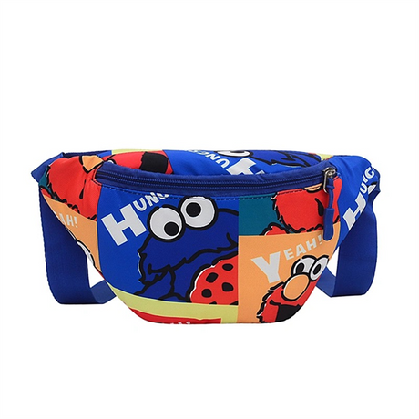 2025 Boy Girl Kids Cartoon Sublimation Fanny Pack Rpet Recycled Waist Bag With Adjustable Belt for Children Sport Running