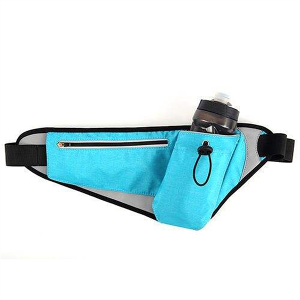 Outdoor sports double storage marathon water bottle pocket waterproof pocket phone pocket fanny pack