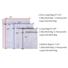 6 Pieces New Designer Traveling Luggage Organizer Bag Set Mesh Storage Packing Cubes for Suitcases