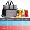 Customized Logo Insulated Thermal Picnic Cooler Bag for Camping Waterproof Collapsible Soft Lunch Tote Bag