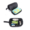 Double Layers Small Simple Waterproof Durable Polyester Toiletry Bags Makeup Cosmetic Make Up Bag for Women