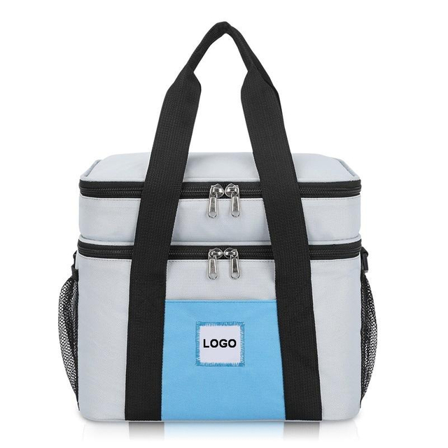 2022 New Outdoor Layer Double Heat Preservation Lunch Portable Large Capacity Picnic Cooler Bag