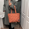 Custom Big Capacity Puffy Shoulder Bag for Women Soft Quilted Padding Tote Bag Purse Large Fashion Satchel Hobo Purse