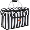 Large Capacity Folding Picnic Cooler Bag Factory Custom Outdoor Cooler Basket Bag