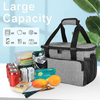 Reusable Soft Picnic Cooler Lunch Bag for Work, Waterproof 15L Cooler Bags Thermal Insulation