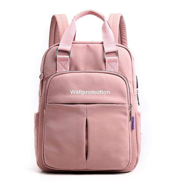 New Manufacturers Casual Ladies USB Charging Large Capacity Collegiate Style Travel Laptop Backpack