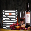 BSCI Custom wine cooler bag 4 bottles New outdoor picnic one shoulder cross-body wine bag