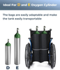 Universal Fit Oxygen Cylinder Bag For Wheelchairs Scooters With Buckles