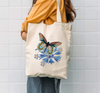 2022 New trendy travel womens canvas cotton grocery tote lady shoulder bags shopping bag