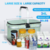 Insulated Grocery Cooler Basket Thermal Insulation Picnic Basket Cooler for Camping