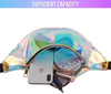 Waterproof Cute Holographic Festival Party Travel Rave Hiking Waist Bag Women Cute Fanny Pack