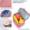 High Quality Custom Double Design Two Compartment New Style Modern Lunch Bag Reusable Cooler Bags for Women