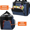 Portable Custom Aluminum PEVA Lunch Thermal Insulation Tote Shoulder Insulated Bags Cooler Bag