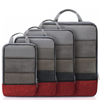 Personalized 4 Set Travel Packing Cubes Expandable Luggage Packing Cubes Portable Luggage Organizer