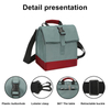 Durable Portable Aluminum Foil Insulation Thermal Lunch Crossbody Cooler Bag Insulated Bags with Handle