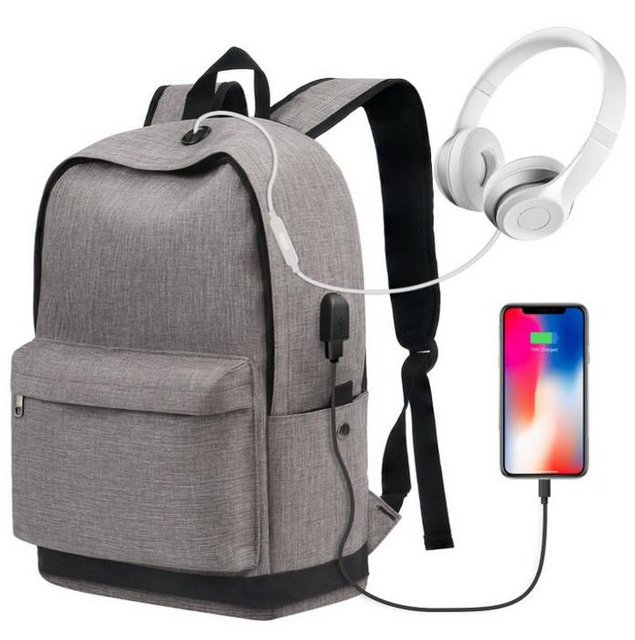High Quality Best Custom Waterproof Usb Rucksack Travel Back Pack Smart Laptop Backpack Bag with Charger