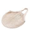 Organic reusable foldable cotton mesh produce grocery shopping tote bag