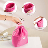 Large Waterproof Nylon Travel Drawstring Cosmetic Beauty Organizer Makeup Pouch Unisex Toiletry Bag