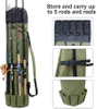 Waterproof Durable High Quality Fishing Pole Rod Reel Storage Bag Foldable Tackle Fishing Rod Bags