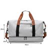 Gym Bags with Shoe Compartment Sports Garment Duffle Bag with Compartments Overnight Bags with Custom Logo